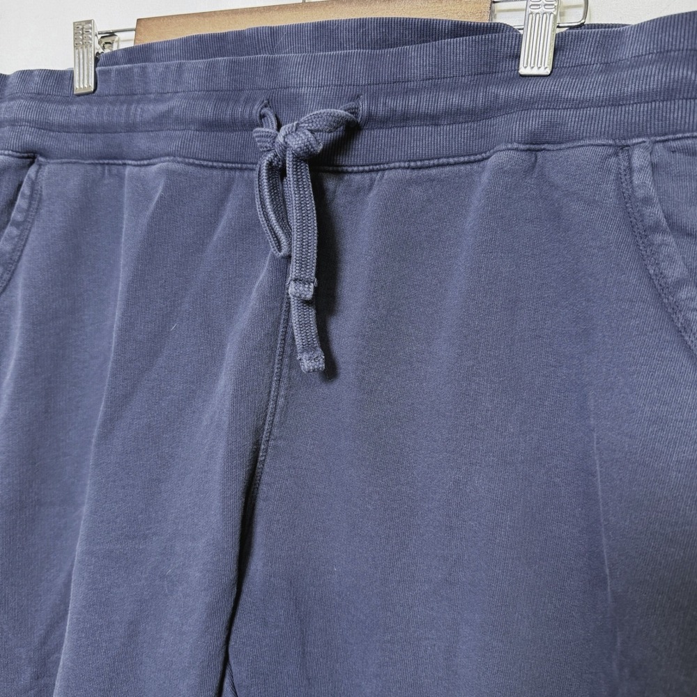 Pact Organic Cotton Joggers Navy Blue Sweatpants Womens XL Drawstring Pockets